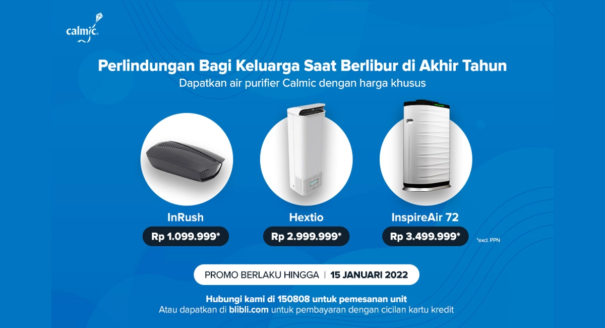 End of year air purifier promo
