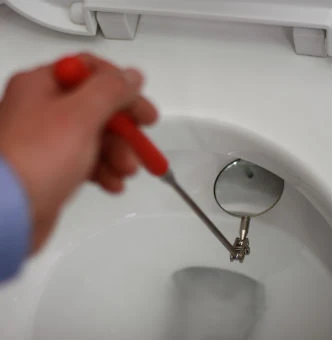 Toilet mirror workplace germs
